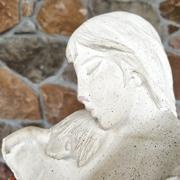 1984 David Fisher Austin Productions, First Moments Sculpture Mother Child 17” - Picture 14 of 16
